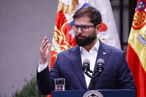 El presidente de Chile, Gabriel Boric