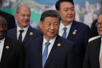 El presidente de China, Xi Jinping, en la Cumbre del G20, en Río de Janeiro, el martes 19 de noviembre de 2024. (Foto AP/Silvia Izquierdo)