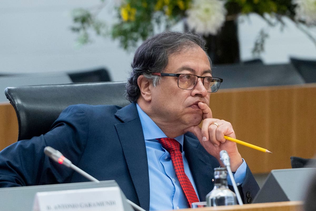 El presidente de Colombia, Gustavo Petro