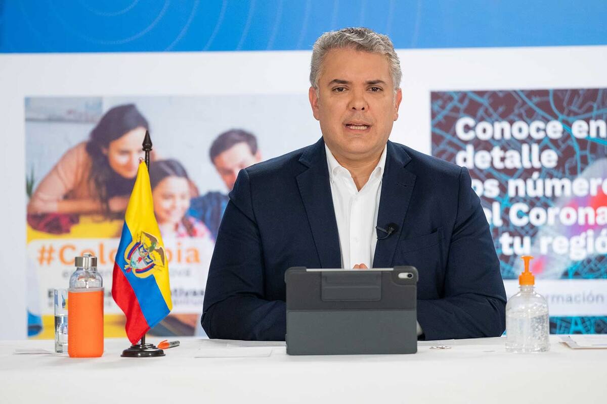 El presidente de Colombia, Iván Duque