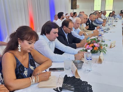 El presidente de Coninagro, Lucas Magnano, en la “Mesa Nacional del Trigo” en Leones, Córdoba.