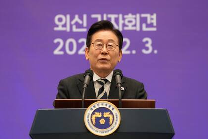 El presidente de Corea del Sur, Lee Jae Myung