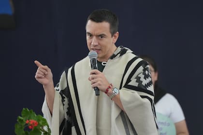 El presidente de Ecuador, Daniel Noboa