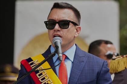 El presidente de Ecuador Daniel Noboa