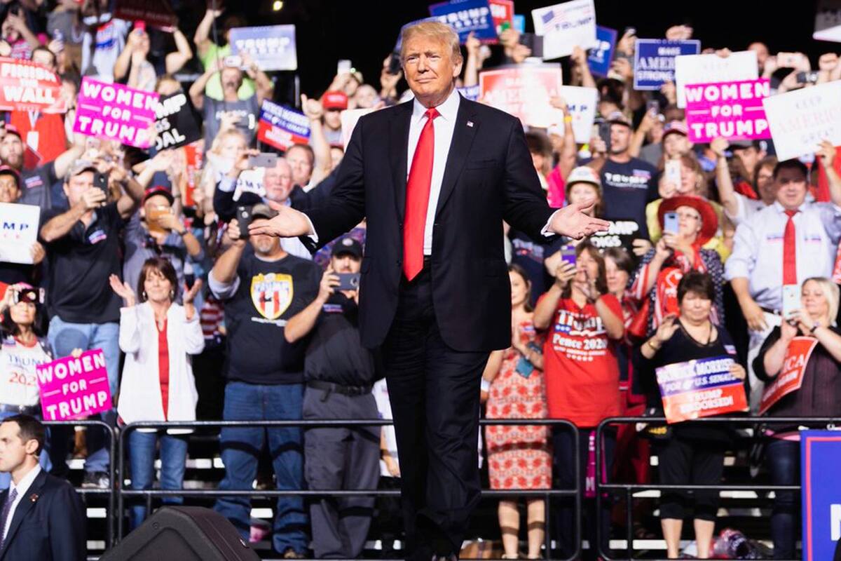 El presidente de EE.UU. así habló sobre el líder de Corea del Norte en un mitin en Virginia