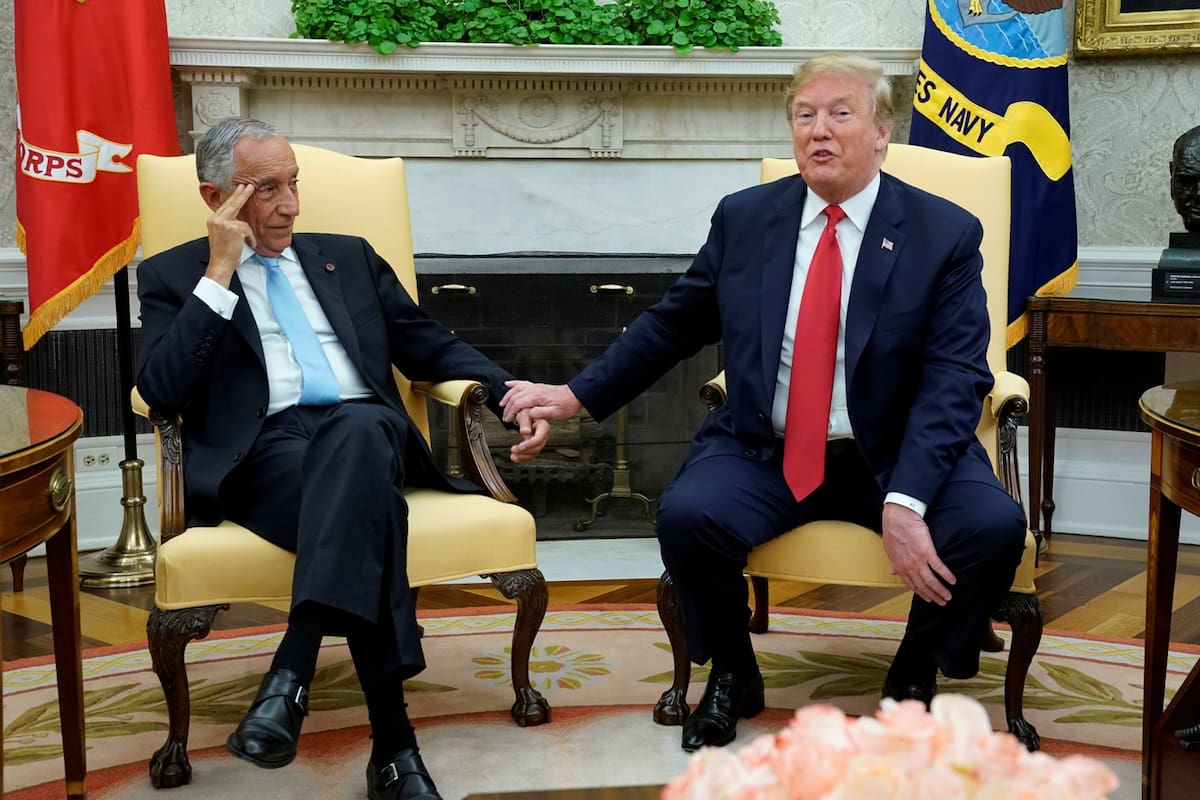 El presidente de EE.UU. mantuvo una reunión con el presidente de Portugal y allí habló sobre la estrella futbolística