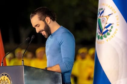 El presidente de El Salvador, Nayib Bukele.