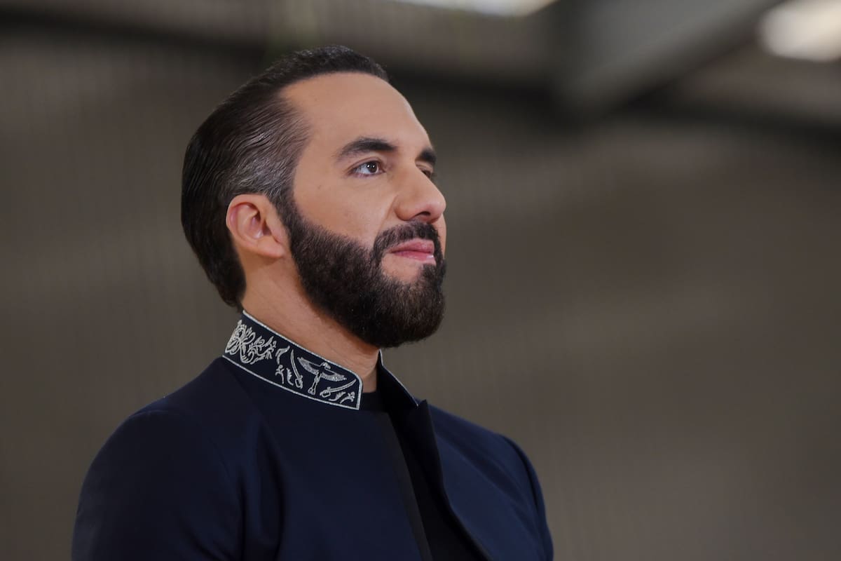 El presidente de El Salvador, Nayib Bukele