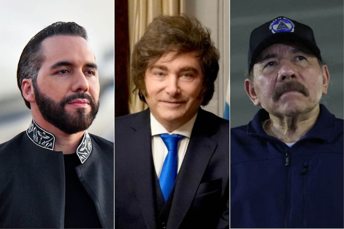 El presidente de El Salvador, Nayib Bukele, y el de Nicaragua, Daniel Ortega, también tienen una relación conflictiva con la prensa, como Milei