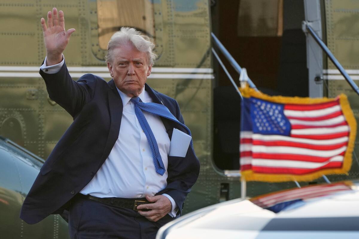 El presidente de Estados Unidos Donald Trump