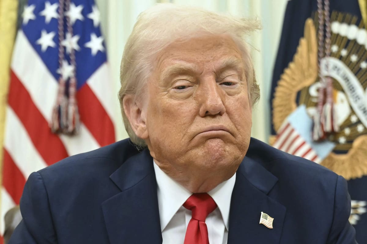 El presidente de Estados Unidos Donald Trump