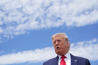 El presidente de Estados Unidos Donald Trump