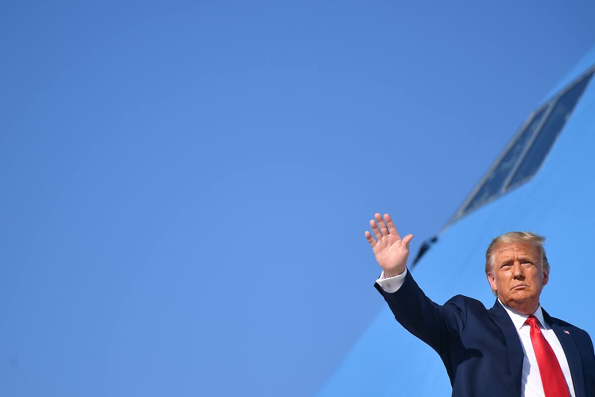 El presidente de Estados Unidos Donald Trump