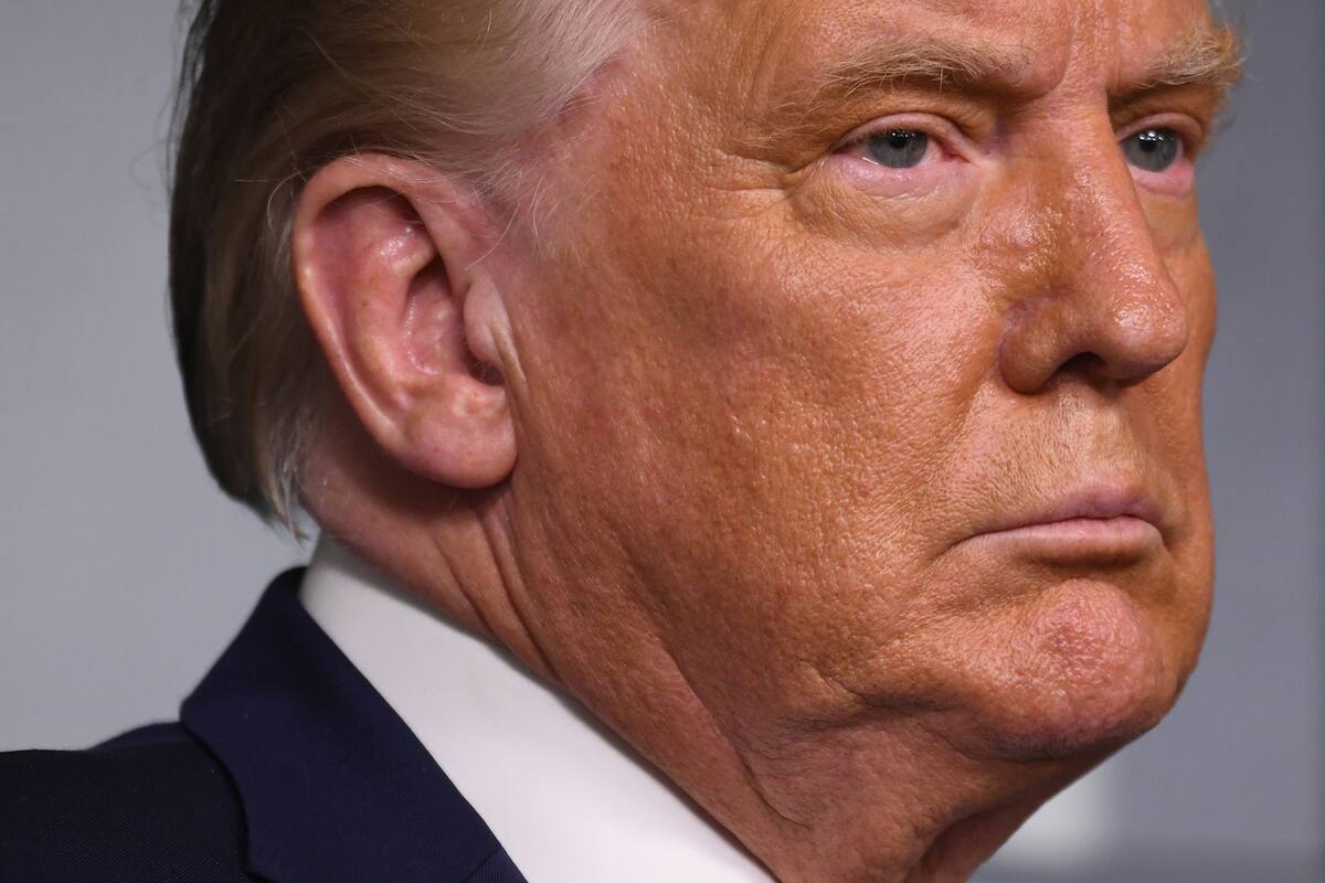 El presidente de Estados Unidos Donald Trump