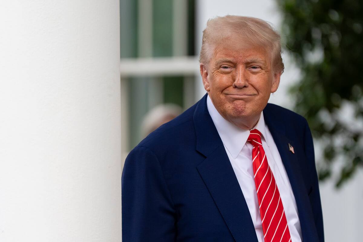 El presidente de Estados Unidos Donald Trump