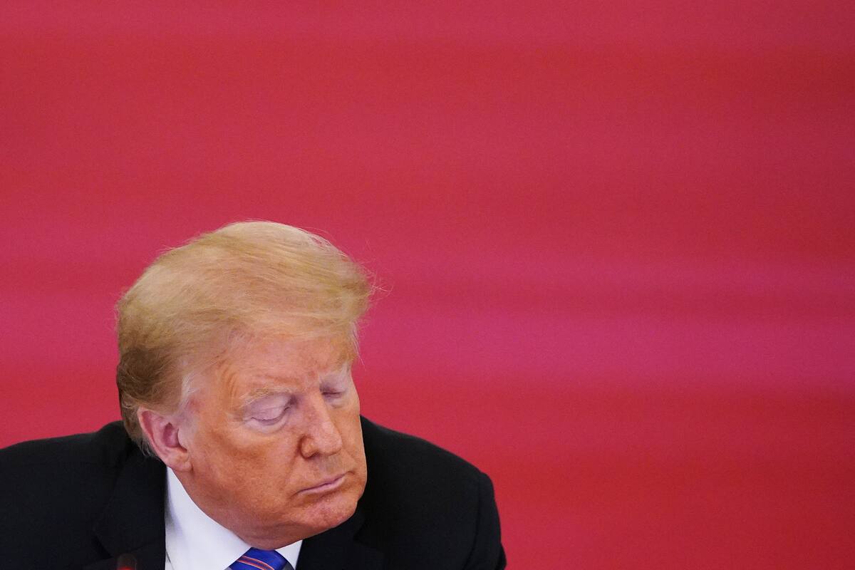 El presidente de Estados Unidos Donald Trump