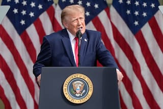 Trump conmemora en el Pentágono el 25 aniversario de los ataques del 11-S