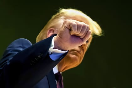 El Presidente de Estados Unidos, Donald Trump (Laurent Gillieron/Keystone via AP)