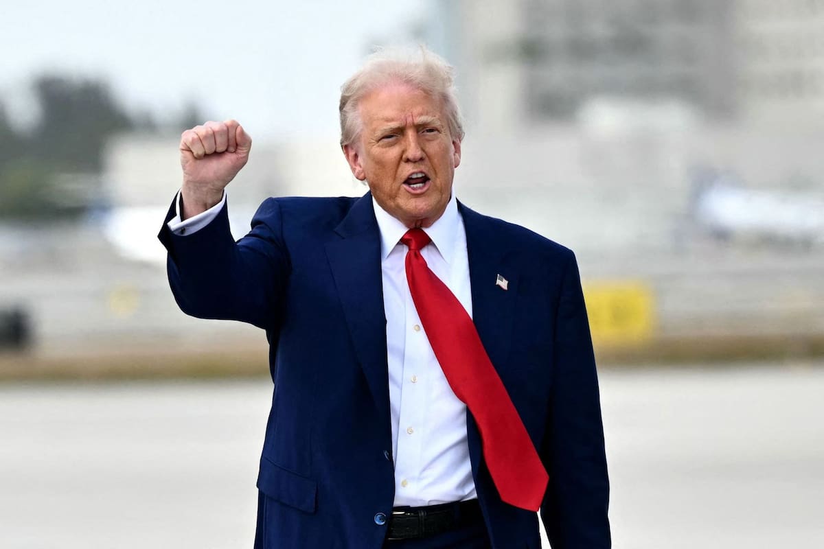 El presidente de Estados Unidos, Donald Trump, envió una fuerte advertencia a Irán tras el ataque