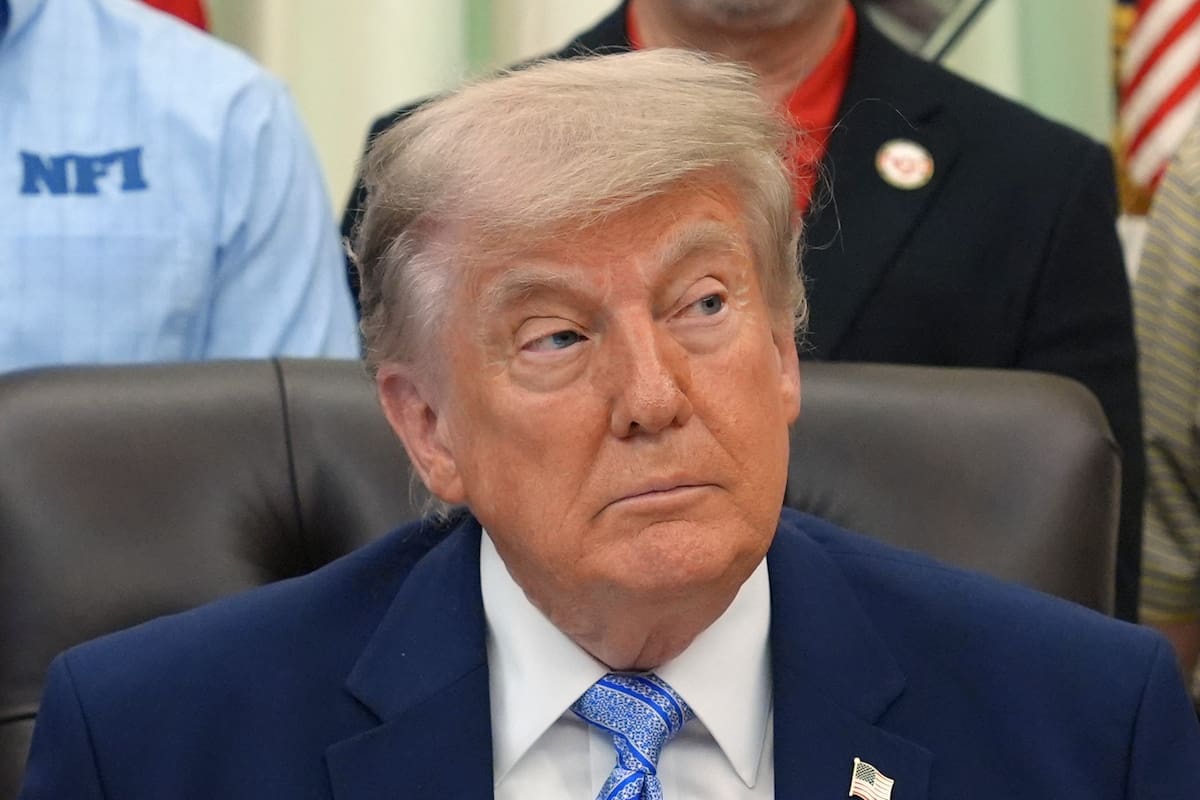 El presidente de Estados Unidos, Donald Trump, señaló los antecedentes de Nasire Best (AP Foto/Jacquelyn Martin)