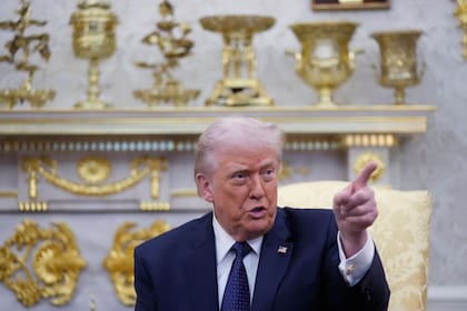 El presidente de Estados Unidos, Donald Trump, en la Oficina Oval de la Casa Blanca