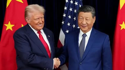 El presidente de Estados Unidos Donald Trump y el presidente de China Xi Jinping se reunieron en Busan, Corea del Sur, en octubre de 2025