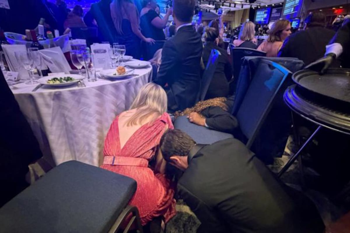 El presidente de Estados Unidos, Donald Trump, y la primera dama, Melania Trump, fueron evacuados de la Cena de Corresponsales de la Casa Blanca el sábado por la noche