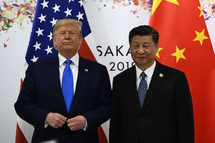 El presidente de Estados Unidos, Donald Trump, y su homólogo chino, Xi Jinping