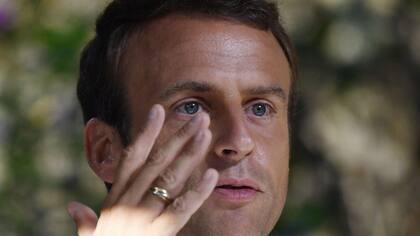El presidente de Francia, Emmanuel Macron, junto a su mujer Brigitte