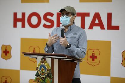 El presidente de Honduras, Juan Orlando Hernández, recibió el alta el 2 de julio