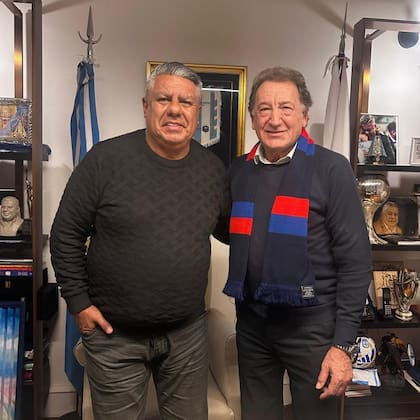 El presidente de la AFA, Claudio "Chiqui" Tapia recibió la semana pasada a Julio Lopardo, presidente en ejercicio de San Lorenzo