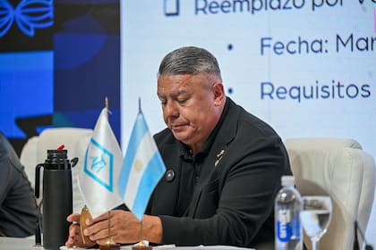 El presidente de la Asociación del Fútbol Argentino (AFA), Claudio "Chiqui" Tapia