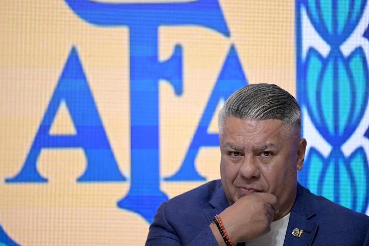 El presidente de la Asociación del Fútbol Argentino (AFA), Claudio "Chiqui" Tapia