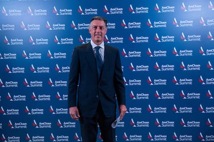 El presidente de la Cámara de Comercio de Estados Unidos en la Argentina (AmCham) y CEO del banco J. P. Morgan, Facundo Gómez Minujín