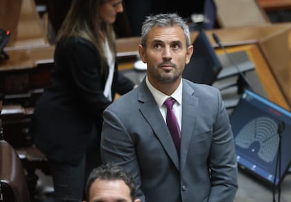 El presidente de la Cámara de Diputados, Martín Menem