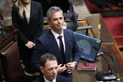El presidente de la Cámara de Diputados, Martín Menem