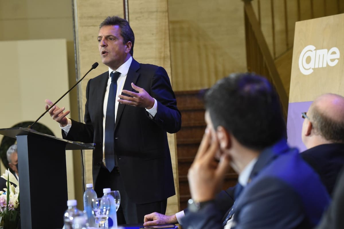 El presidente de la Cámara de Diputados Sergio Massa