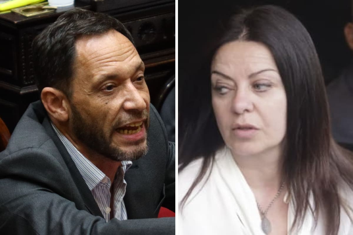 El presidente de la Coalición Cívica ARI, Maximiliano Ferraro, junto a la ministra de Capital Humano, Sandra Pettovello