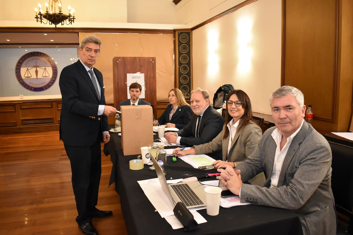 El presidente de la Corte, Horacio Rosatti, votó este jueces en las elecciones para el Consejo de la Magistratura