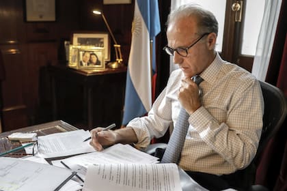 El presidente de la Corte, Carlos Rosenkrantz