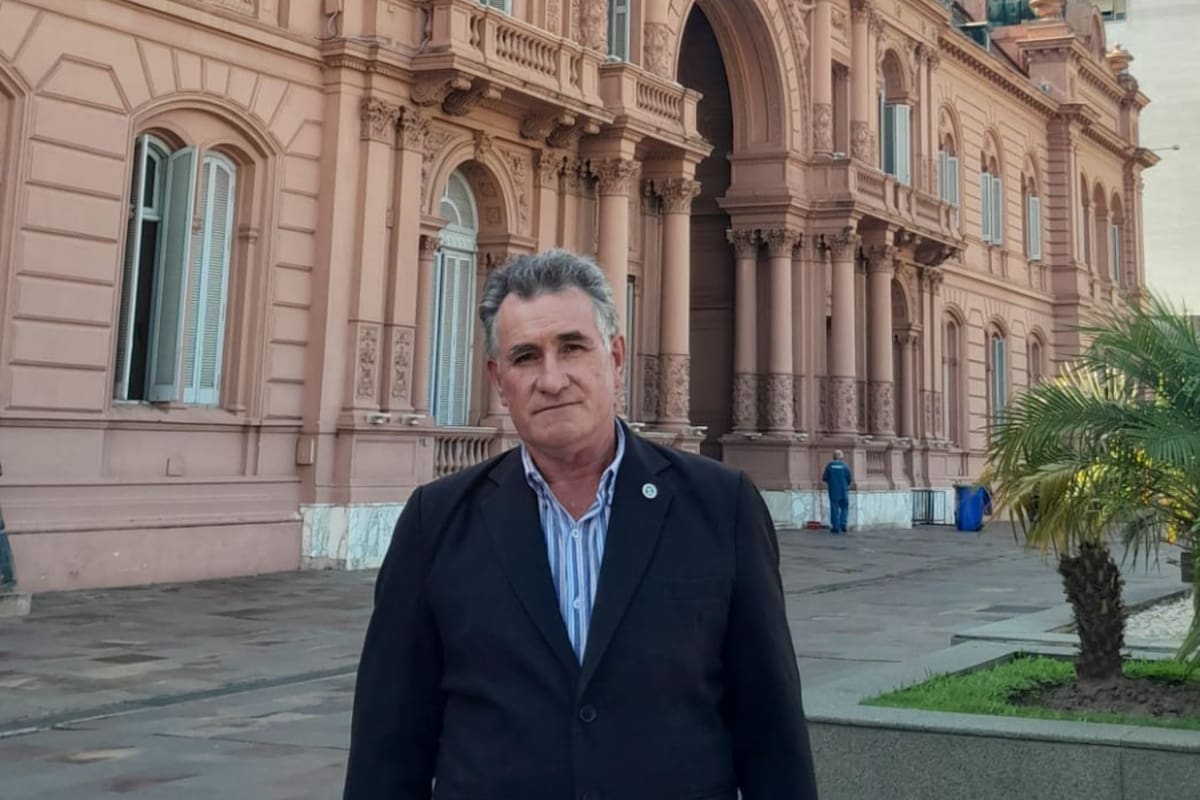 El presidente de la Federación Agraria Argentina (FAA), Carlos Achetoni