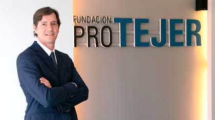 El presidente de la Fundación ProTejer, Luciano Galfione