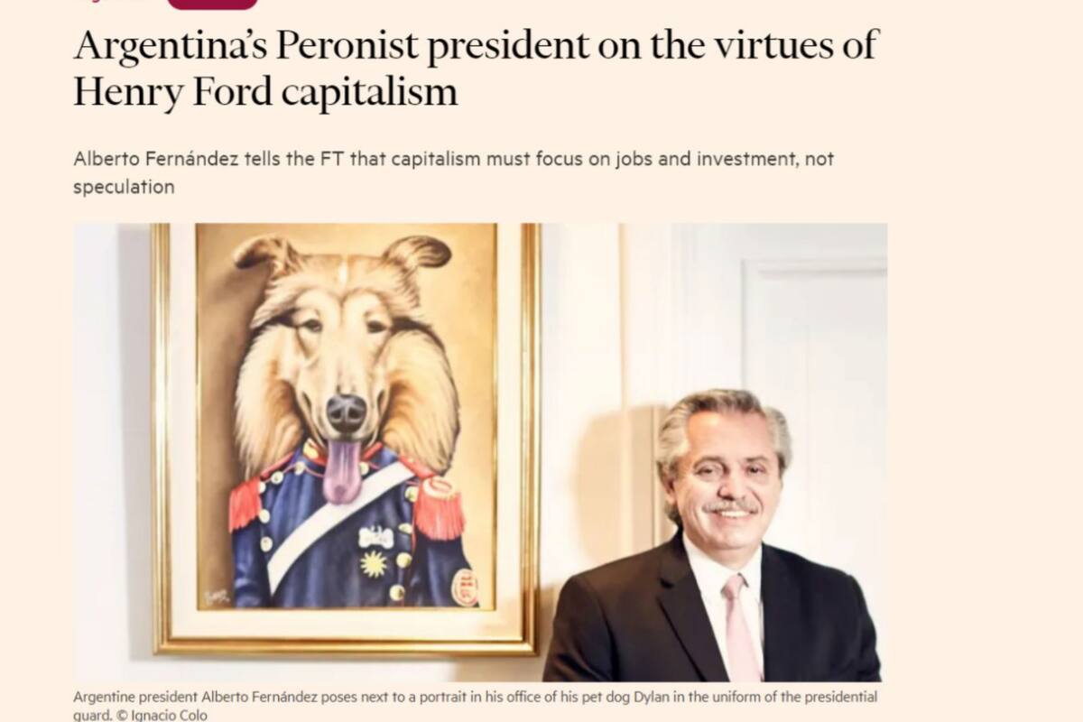 El presidente de la Nación, Alberto Fernández, elogió el capitalismo de Henry Ford