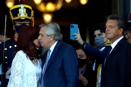 El Presidente de la Nación, Alberto Fernández y la Vicepresidenta Cristina Fernández de Kirchner