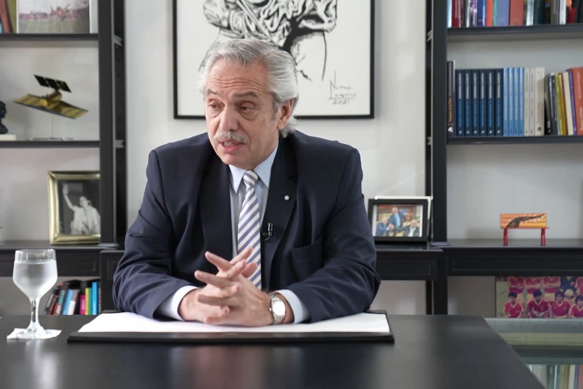 El presidente de la Nación dio una de sus últimas entrevistas antes de dejar la Casa Rosada.