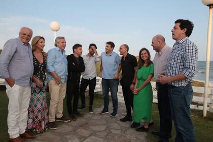 El Presidente de la Nación, junto a empresarios teatrales y artistas