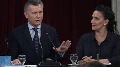 Mauricio Macri es el referente político de Gabriela Michetti; ambos compartieron la conducción del Ejecutivo nacional entre 2015 y 2019