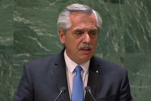 El presidente de la República Argentina, Alberto Fernández, ante la Asamblea General de la ONU