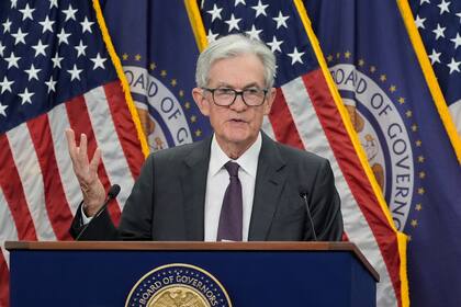 El presidente de la Reserva Federal de Estados Unidos, Jerome Powell, habla en una conferencia de prensa tras la reunión de la Comisión Federal de Mercado Abierto, el 30 de julio de 2025, en Washington.
