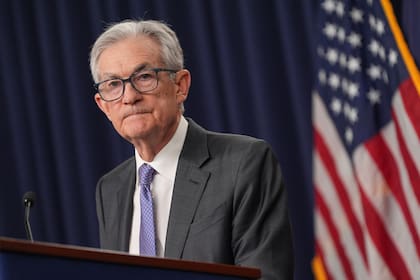 El presidente de la Reserva Federal, Jerome Powell, en la sede de esa institución en Washington, el mes pasado